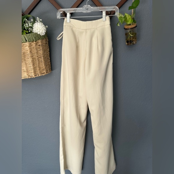 Commence Tie Waist Flowy Wide Leg Dress Pants size x small - Picture 4 of 9